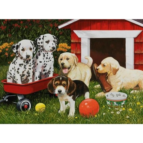 Puppy Party 60 PC Puzzle Other, Ravensburger