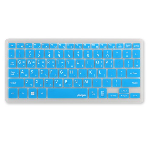 파인피아 삼성 노트북 NP930X2K/NT930X2K 전용 문자인쇄키스킨 SS23, BLUE, 1개