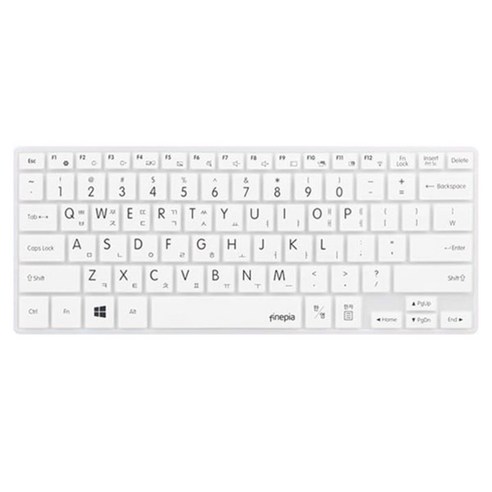 파인피아 삼성 노트북 아티브북M/NT110S1R/NT110S1Q 전용 문자인쇄키스킨 SS22, WHITE, 1개