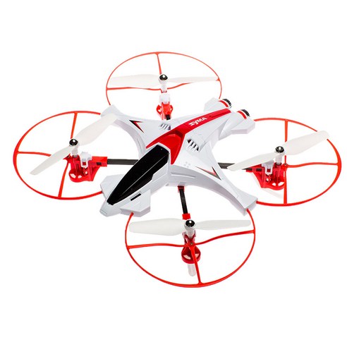 시마 착한패키지 FPV 고도유지 입문용 드론 X14W + 리튬폴리머 배터리, 내추럴 화이트 + 세련된 레드