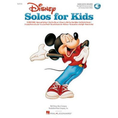 Disney Solos for Kids [With CD (Audio)] Paperback, Hal Leonard Publishing Corporation