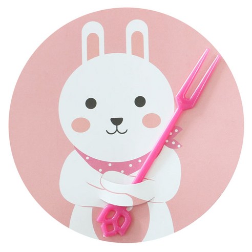 황씨네도시락 머핀컵 포장덮개, 토끼, 100개