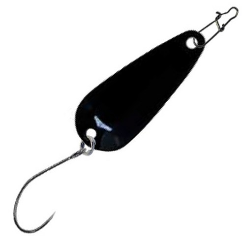 다미끼 피카 스푼 루어 B TYPE, 023 BLACK, 2.2g