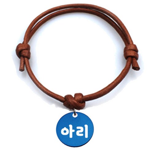 펫츠룩 반려동물 굿모닝 목걸이 카라멜M 원형블루M, 아리, 1개