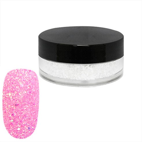 네일스케치 보석글리터 15g, 네온핑크, 1개