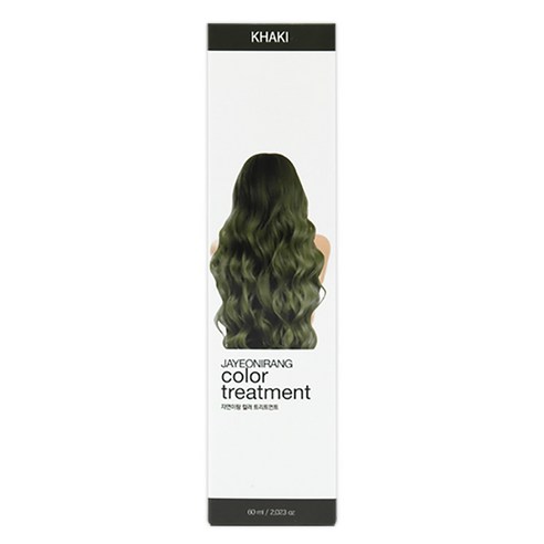 해든화장품 자연이랑 컬러 트리트먼트 60ml, 04 카키, 1개