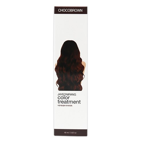 해든화장품 자연이랑 컬러 트리트먼트 60ml, 07 초코브라운, 1개