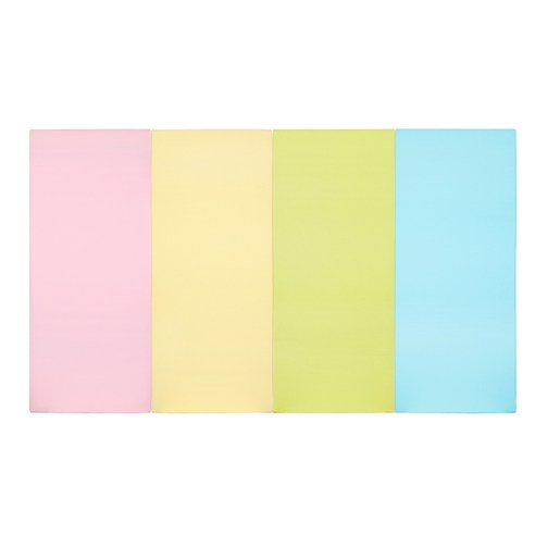 퍼니존 퍼니테라피 베이비 핑크 시리즈 유아 폴더 매트, 베이비 핑크 + 아이보리 + 피스타치오 + 스카이 블루