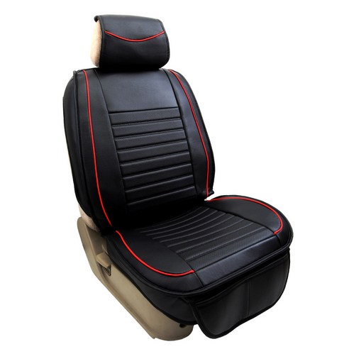 카리스 레드라인 차량용시트커버, BLACK + RED, 1개