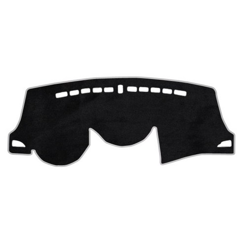 카템 펠트 라텍스 논슬립 대쉬보드커버 현대, 아반떼MD, 블랙 + 화이트 테두리