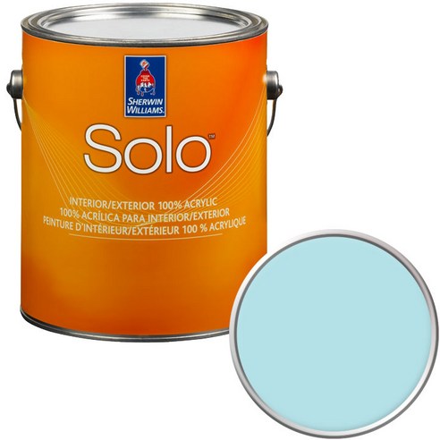 셔윈윌리암스 솔로 저광 페인트1L, SW6785 Quench Blue