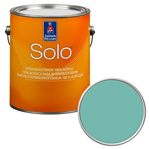 셔윈윌리암스 솔로 저광 페인트 1L, SW6759 Cooled Blue
