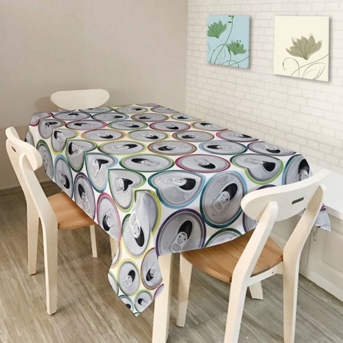 아울리빙 카오스패턴 키친 테이블커버, A, 140 x 180 cm