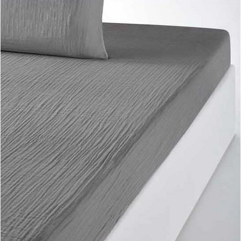 라흐두뜨 거즈 심플 순면 매트리스커버 F696784, dark grey