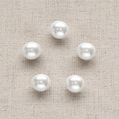 코하스아이디 허그 진주펄 단추 13mm, 15개