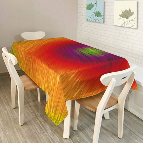 아울리빙 플로랄 키친 테이블커버, G, 140 x 180 cm