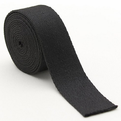 해피베어스 데일리 웨이빙 끈 32mm, 블랙, 2개
