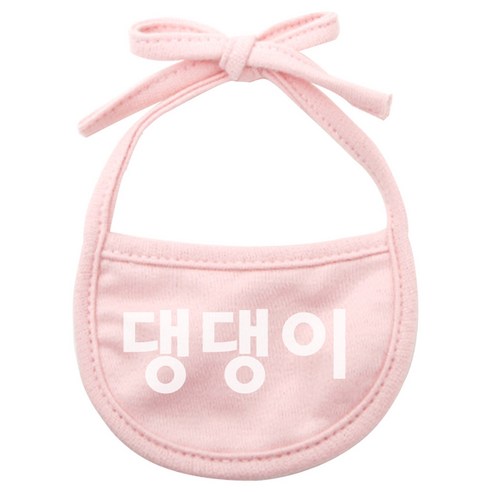 이츠독 강아지 턱받이 댕댕이 M, 핑크, 1개