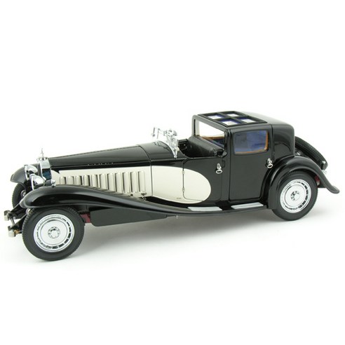 BAUER 레프리카 BUGATTI ROYALE COUPE DE VILLE 1930년 모형 자동차, 화이트