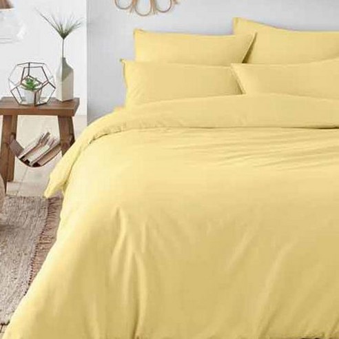 라흐두뜨 워싱면 심플 컬러 이불커버 F696790, pale yellow