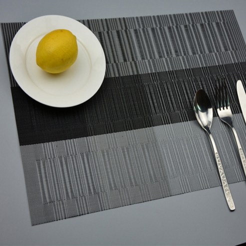 블럭마트 라이프 식탁매트 8p, 랜덤 발송(같은색상), 30 x 45 cm