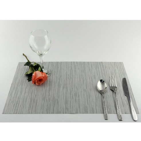 블럭마트 주방 단색 식탁매트 5p, 랜덤 발송, 30 x 45 cm