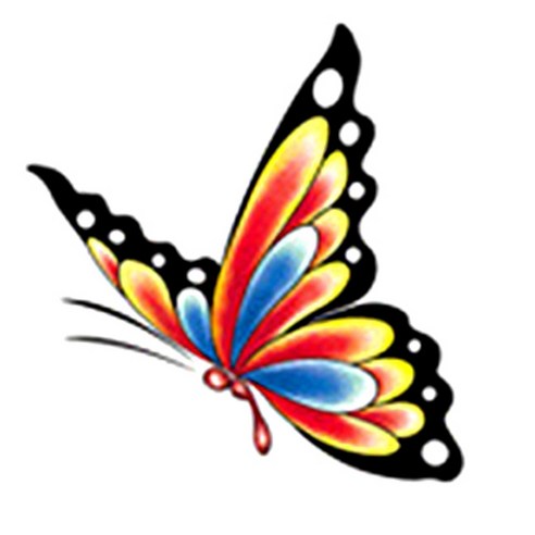 파티복닷컴 나비 웬디 타투 스티커, AC03, 1개