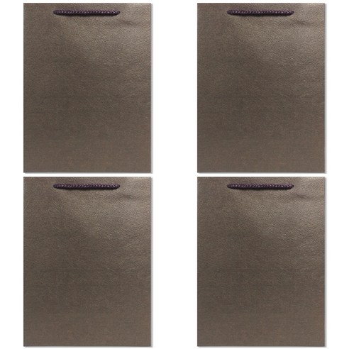 홀마크 무지 쇼핑백 4p 세트, Brown