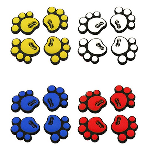 블럭마트 곰발바닥 문콕방지 도어가드 4p, 랜덤 발송, 4세트