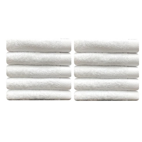 송월타월 호텔수건 140g, 흰색, 10개