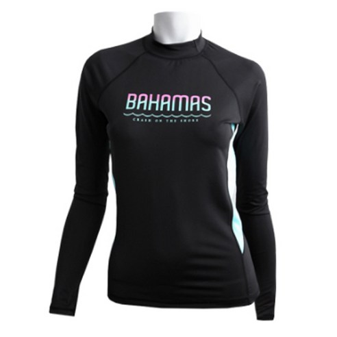 나야스타일 여성용 BAHAMAS 오로라 래쉬가드 상의