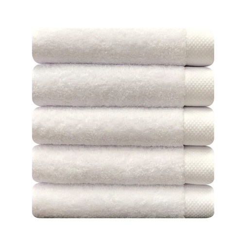 송월타월 호텔수건 40수 190g, 화이트, 5개