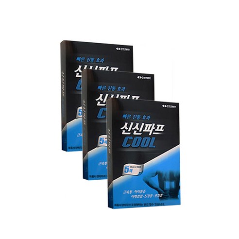 신신제약 신신파스 신신파프 쿨 파스, 5개입, 3개