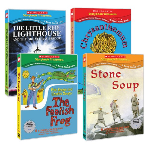 스콜라스틱 단계별 학습 3단계 4DVD+BOOK SCHOLASTIC TREASURES, 4CD