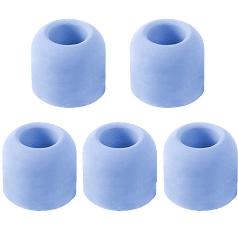 블럭마트 규조토 칫솔꽂이 원형, 블루, 5개입