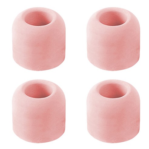 블럭마트 규조토 칫솔꽂이 원형, 핑크, 4개