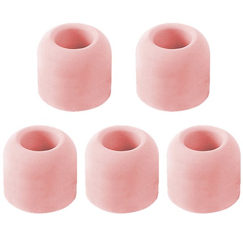 블럭마트 규조토 칫솔꽂이 원형, 핑크, 5개입