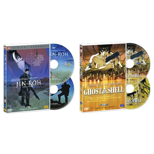 진로 + 공각기동대 DVD 세트, 고스트 인 더 쉘 4 DVD 및 4 CD 세트 
DVD/블루레이