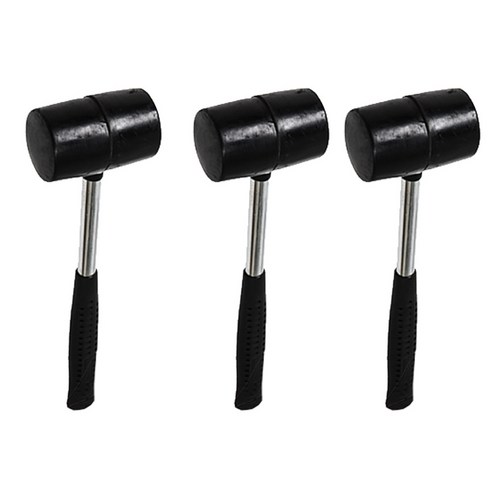 코랙코리아 다용도 고무 망치, 단일 상품, 3개입