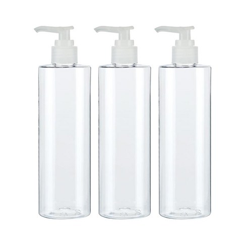 병도매닷컴 투명 주방디스펜서 AC250 + 투명마개, 250ml, 3세트