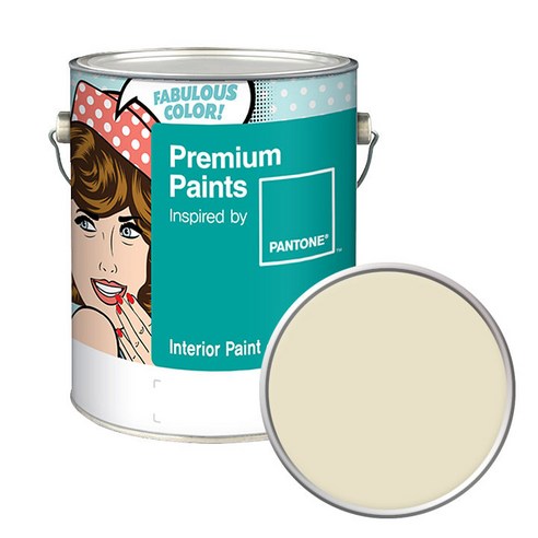 노루페인트 팬톤 내부용 저광 페인트 4L, 12-0804 Cloud Cream