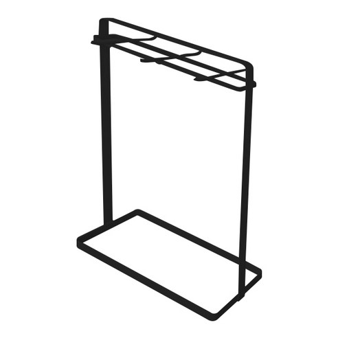 블럭마트 주방 정리 조리 기구 걸이, 블랙, 1개