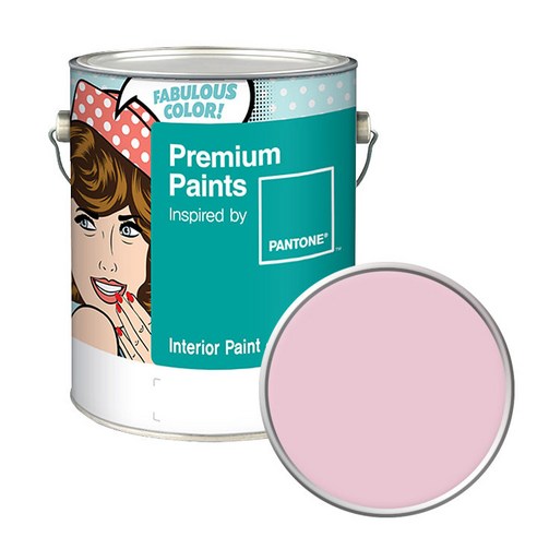 노루페인트 팬톤 내부용 실내벽면페인트 저광 4L, 13-2804 Parfait Pink