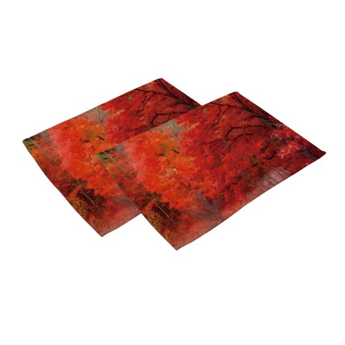 스윗리빙 자연경관 테이블매트 2p, 09, 42 x 32 cm