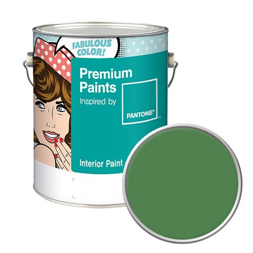 노루페인트 팬톤 내부용 실내벽면페인트 저광 4L, 17-6333 Mint Green