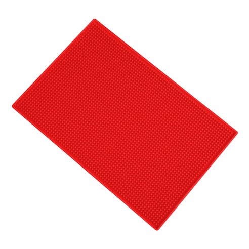 블럭마트 주방 드라잉매트 식기 컵 건조매트 45 x 30 x 1 cm, 1단, 레드, 1개