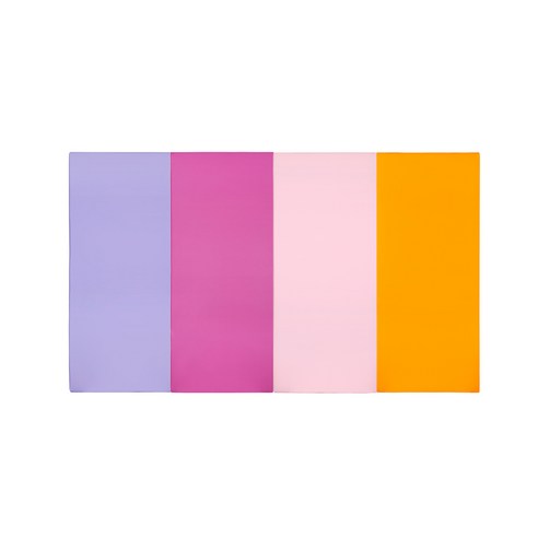 퍼니존 퍼니테라피 영유아폴더매트 바이올렛비비드시리즈2, 바이올렛 + 핫핑크 + 베이비핑크 + 오렌지