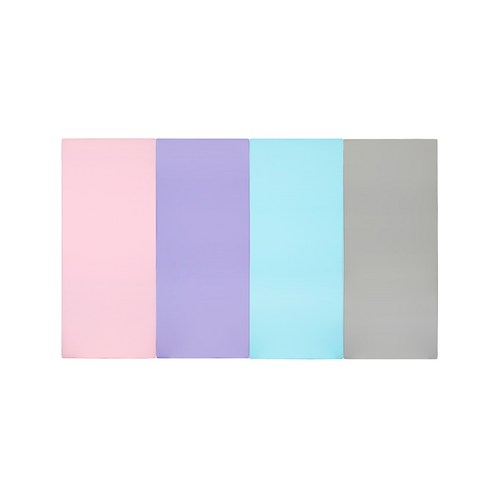 퍼니존 퍼니테라피 영유아폴더매트 베이비핑크비비드시리즈2, 베이비핑크 + 바이올렛 + 스카이블루 + 그레이