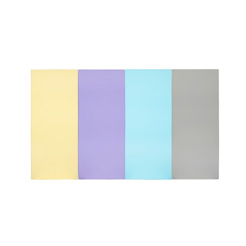 퍼니존 퍼니테라피 영유아폴더매트 아이보리비비드시리즈2, 아이보리 + 바이올렛 +  스카이블루 + 그레이