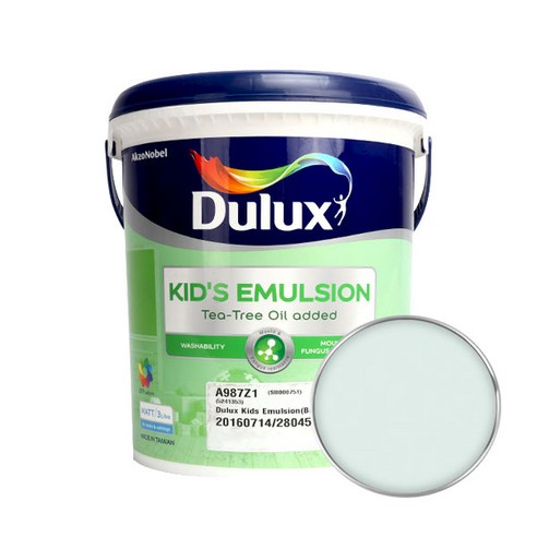 듀럭스 키즈 에멀전 무광 페인트 3L, Light Opal
